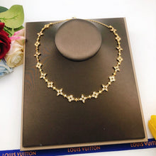 18K Louis Blooming Crystals Necklace