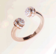 18K Open Rose Gold Ring