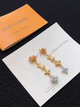 18K Louis Monogram Earrings