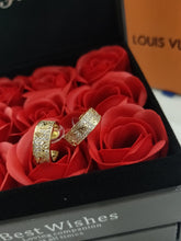 18K Louis Circle Earrings