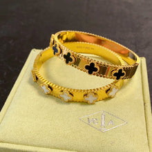 18K Perlée Clovers Bracelet