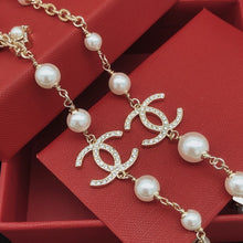 18K CC No.5 Star Long Pearl Necklace