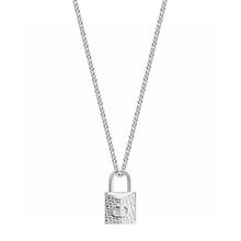 18K CD Lock Necklace