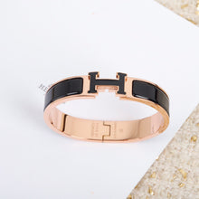 18K Clic H Black Bracelet