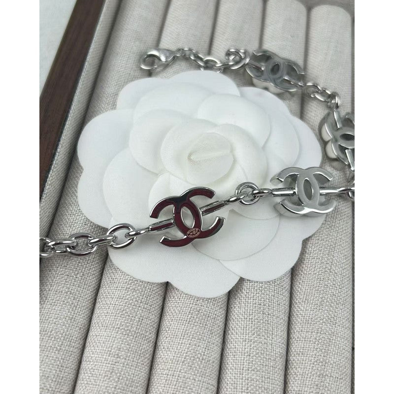 18K CC Gold Diamond Bracelet