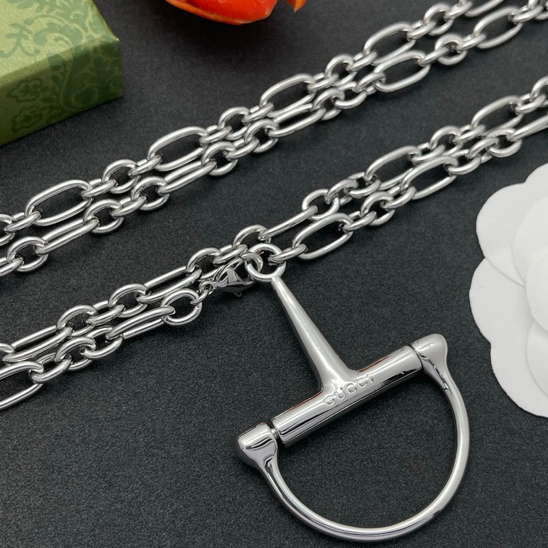 18K GG Gold Chain Link Necklace