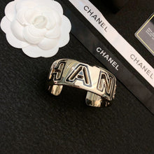 18K CC Black & White Cuff Bracelet