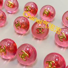 18K CC Pink Crystal Earrings