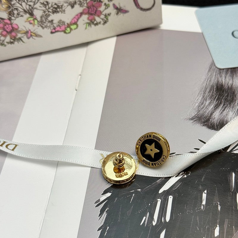 18K CD Night Code Earrings