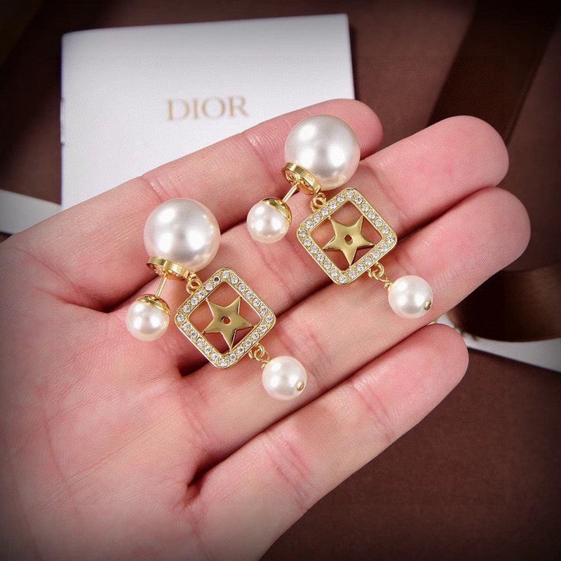 18K CD 2026 Tribales Pearl Earrings