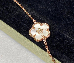 18K Lucky Spring Plum Blossom Bracelet