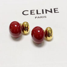 18K Triomphe Red Earrings