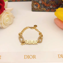 18K CD J'adior Chain Link Bracelet