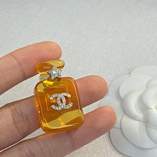 18K CC Perfume Color Bottle Brooch