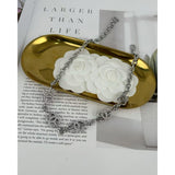 18K CC Gold Diamond Necklace