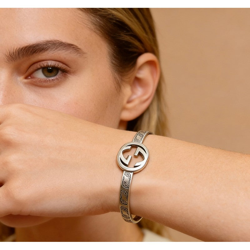 18K GG Interlocking G Gold Bracelet