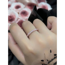 18K T Pink Crystal Ring