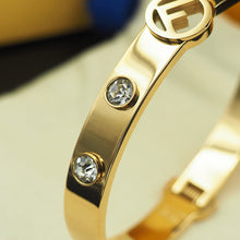 18K F Is Crystals Bracelet