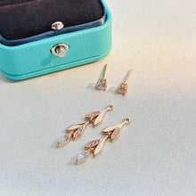 18K T Victoria Vine Convertible Drop Earrings