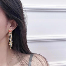 18K Petit CD Tassel Earrings