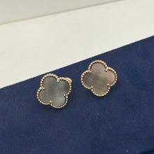 18K Vintage Alhambra Grey Earrings