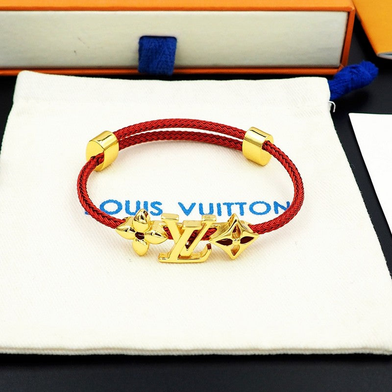 18K Louis Monogram Red Gold Bracelet