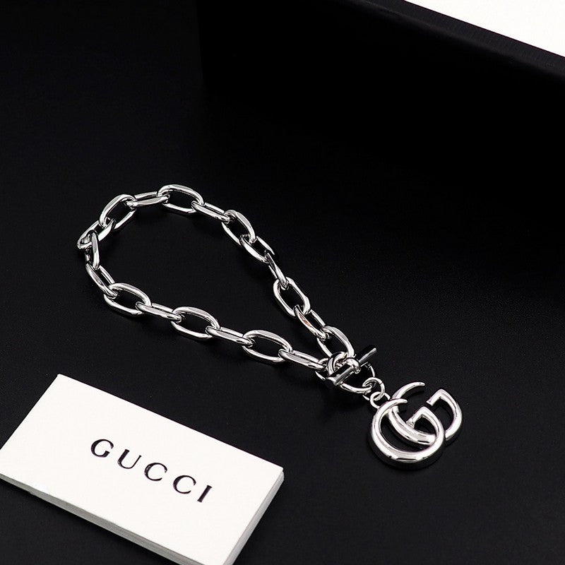 18K GG Interlocking G Gold Bracelet