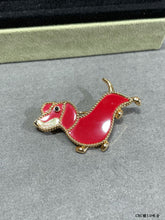 18K Lucky Animals Dachshund Clip Brooch