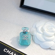 18K CC Perfume Color Bottle Brooch