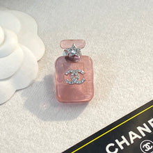 18K CC Perfume Color Bottle Brooch