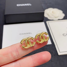 18K CC Gold Earrings