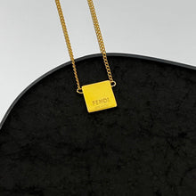 18K F Forever Black Necklace