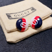 18K Double G Color Earrings