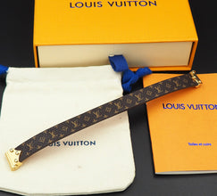 18K Louis Leather Vintage Bracelet