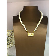 18K CC Pearl Bag Pendant Necklace