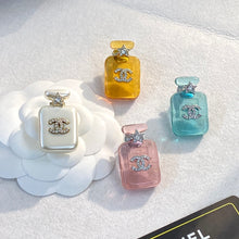 18K CC Perfume Color Bottle Brooch