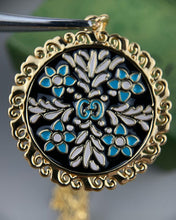 18K Double G Iconic Floral Pendant Necklace