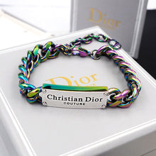 18K CD Couture Chain Link Bracelet