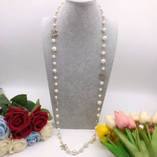 18K CC Long Pearls Necklace