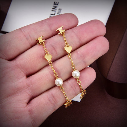 18K CE Coeur Earrings