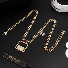 18K CC Red Bag Pendant Necklace