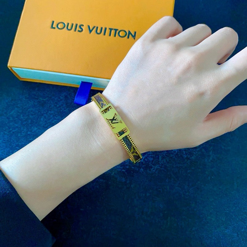 18K Louis Vintage Brown Gold Bracelet