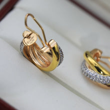 18K Trinity Diamond Earrings