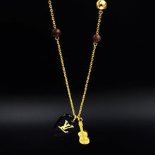 18K Louis Picks Pendant Necklace