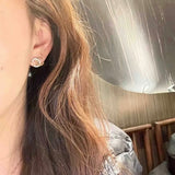18K CC 25P Gold Earrings