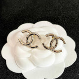 18K CC Vintage Gold Earrings