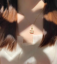 18K CC Diamond Long Necklace