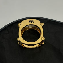 18K BB Crystal Ring