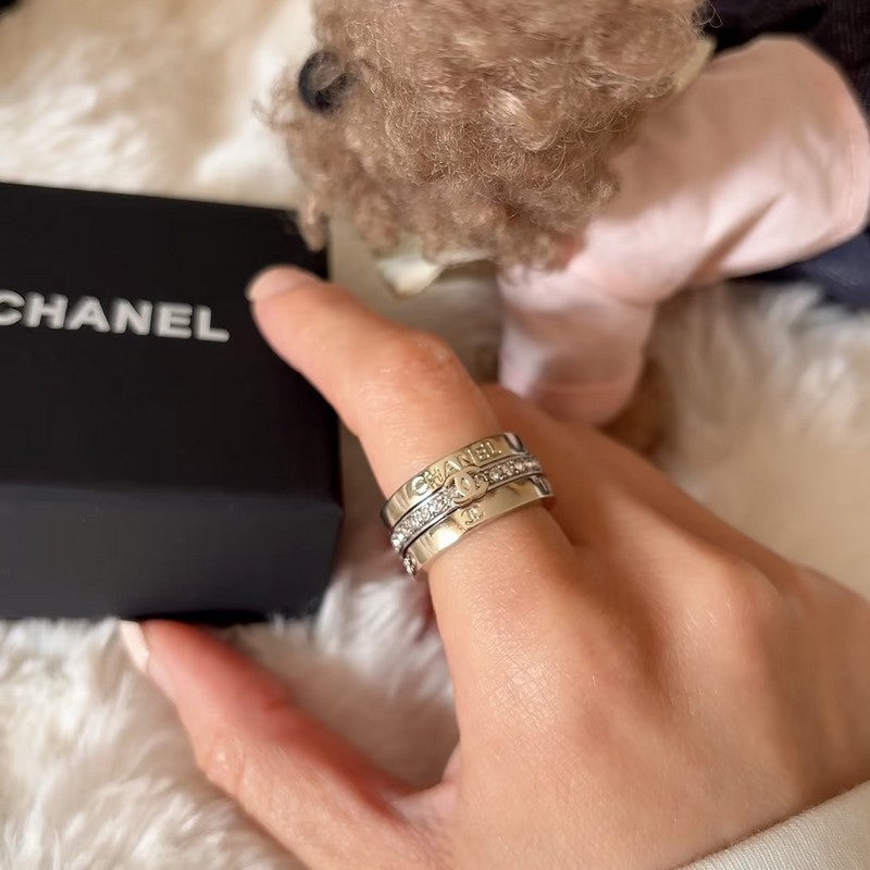 18K CC 26P Diamond Set Ring