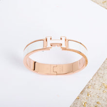 18K Clic H White Bracelet